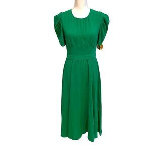 L. K. Bennett London Kelly Green Dress US Size 6
